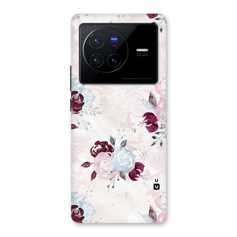 Artsy Florasy Back Case for Vivo X80