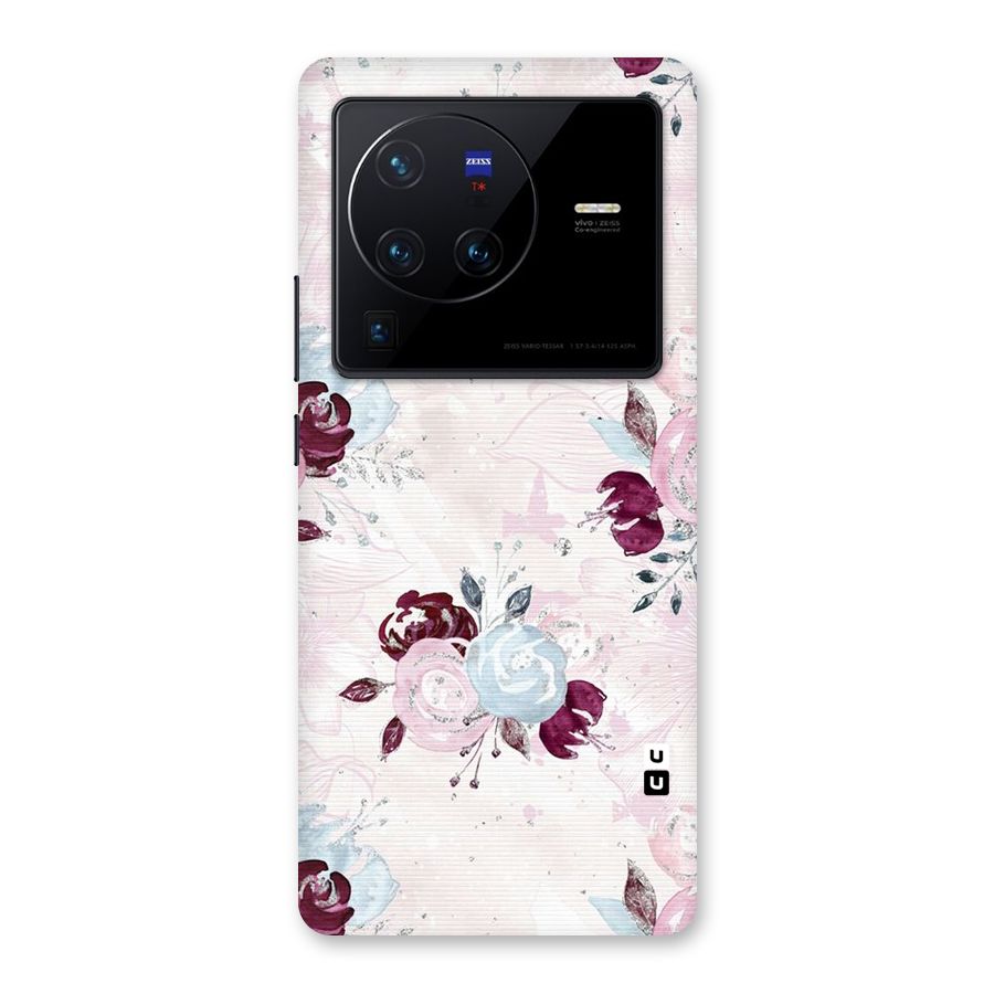 Artsy Florasy Back Case for Vivo X80 Pro