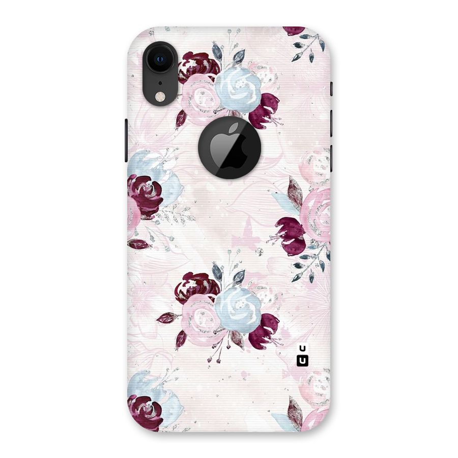 Artsy Florasy Back Case for iPhone XR Logo Cut