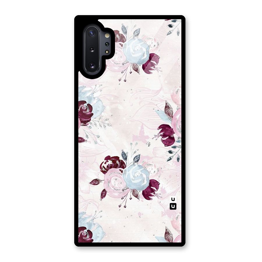 Artsy Florasy Glass Back Case for Galaxy Note 10 Plus
