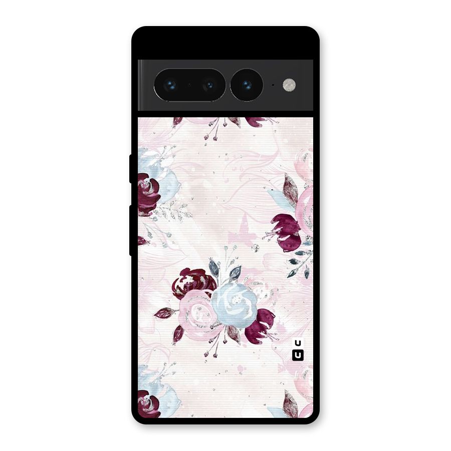 Artsy Florasy Glass Back Case for Google Pixel 7 Pro