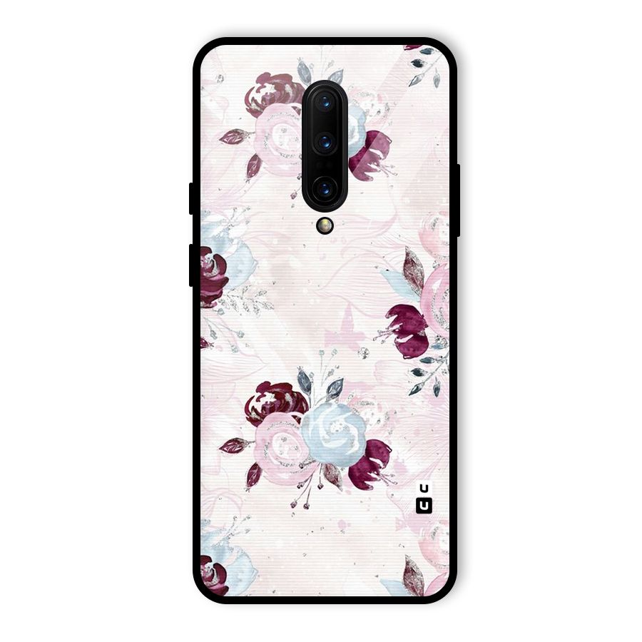 Artsy Florasy Glass Back Case for OnePlus 7 Pro