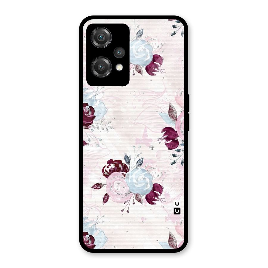 Artsy Florasy Glass Back Case for OnePlus Nord CE 2 Lite 5G