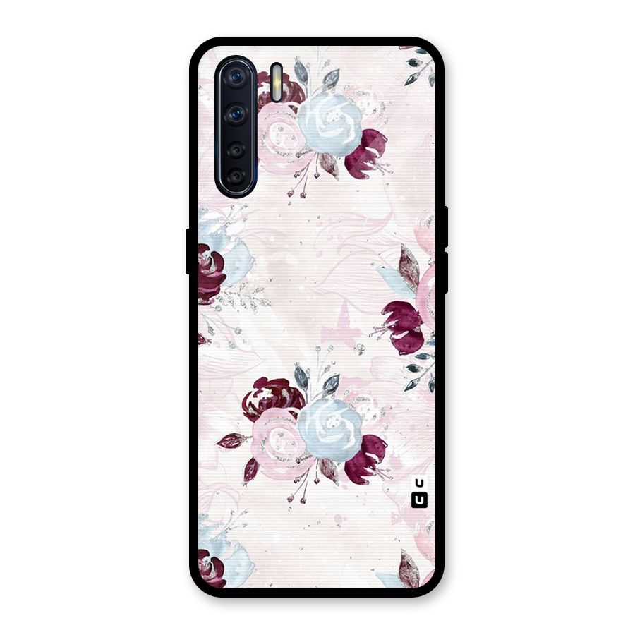 Artsy Florasy Glass Back Case for Oppo F15