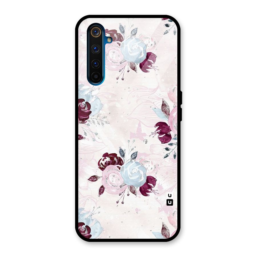 Artsy Florasy Glass Back Case for Realme 6 Pro