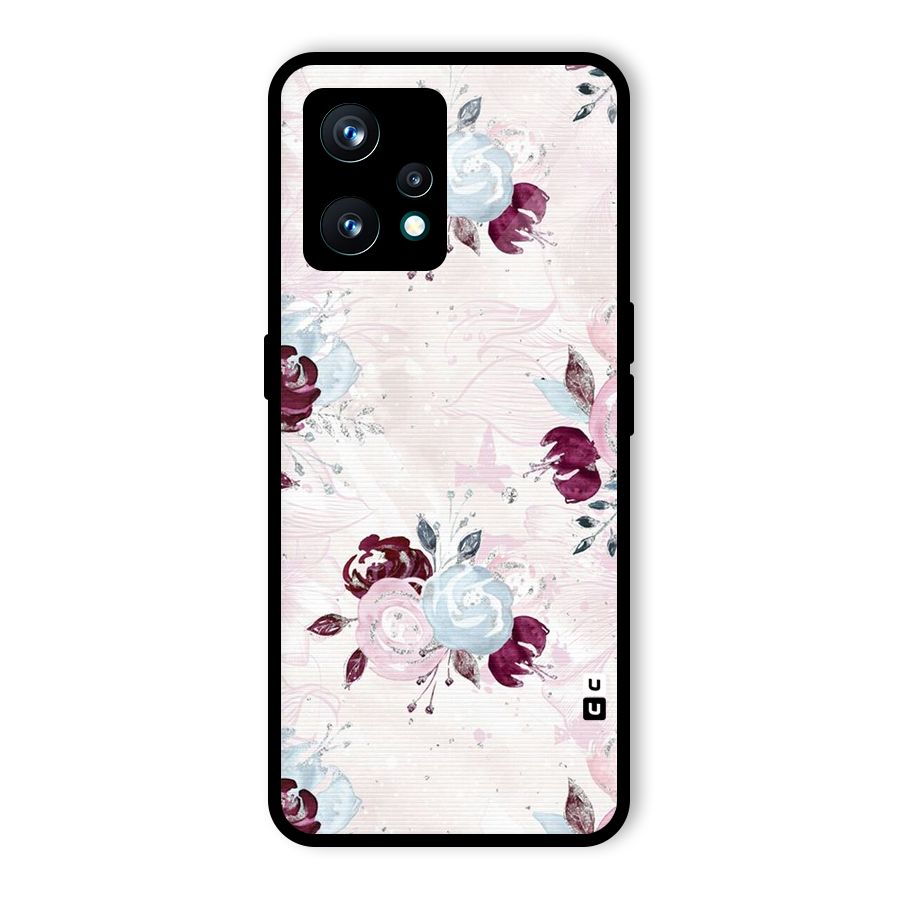 Artsy Florasy Glass Back Case for Realme 9 Pro Plus 5G
