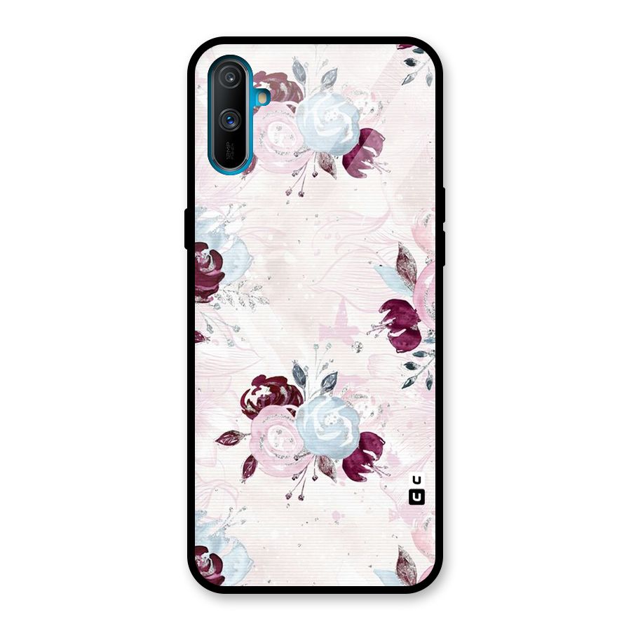 Artsy Florasy Glass Back Case for Realme C3