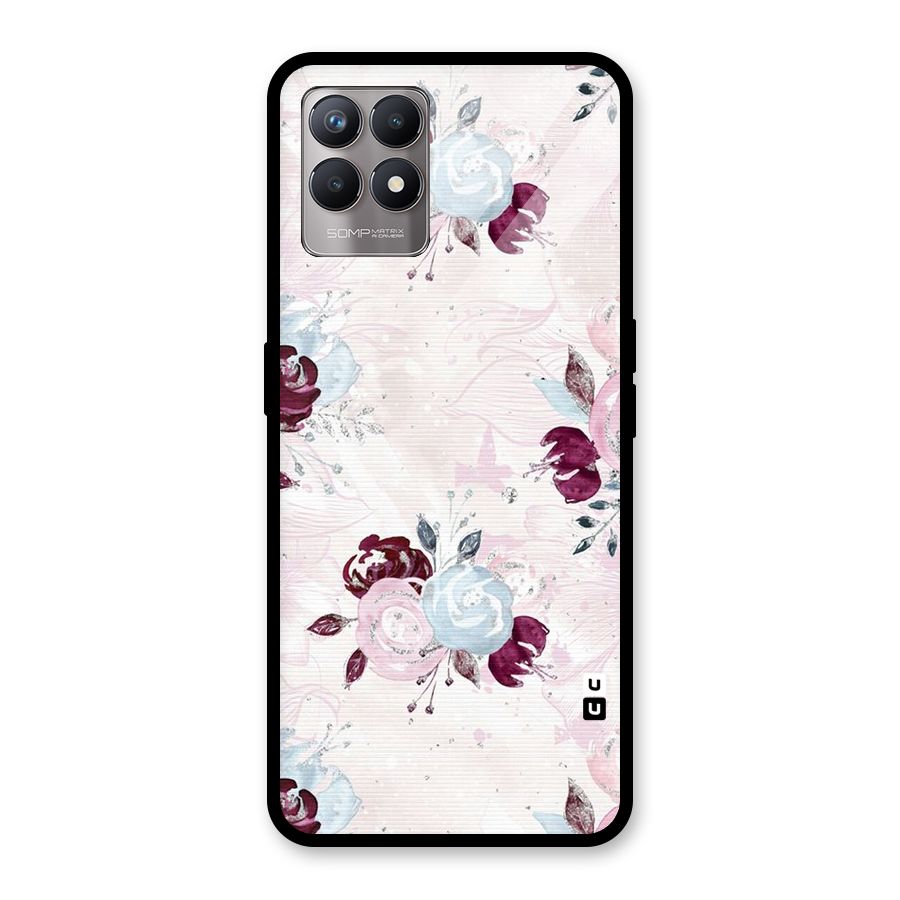 Artsy Florasy Glass Back Case for Realme Narzo 50