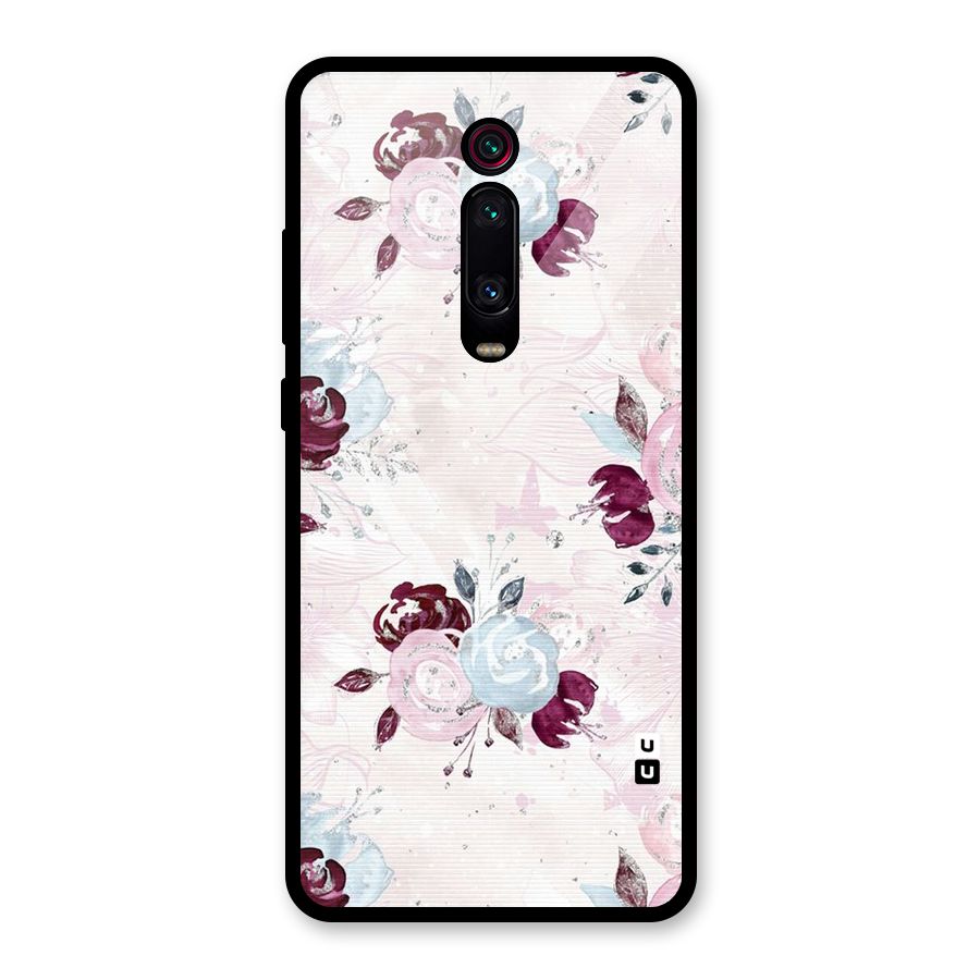 Artsy Florasy Glass Back Case for Redmi K20