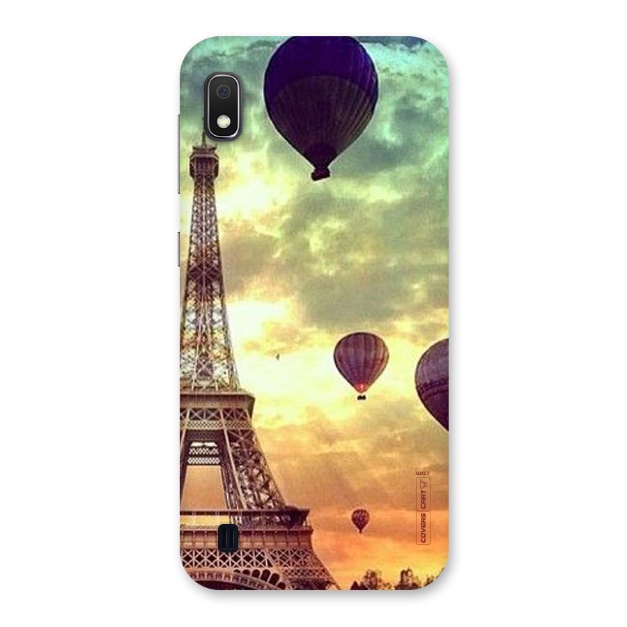 Artsy Hot Balloon And Tower Back Case for Galaxy A10