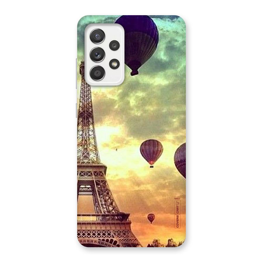Artsy Hot Balloon And Tower Back Case for Galaxy A52