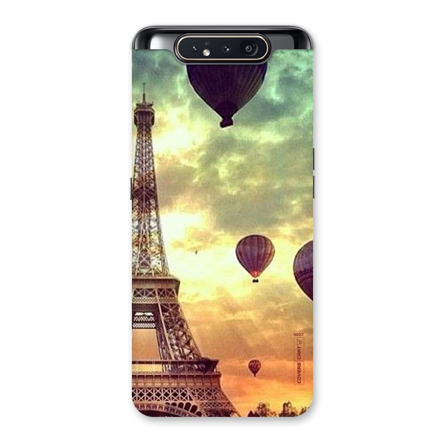 Artsy Hot Balloon And Tower Back Case for Galaxy A80
