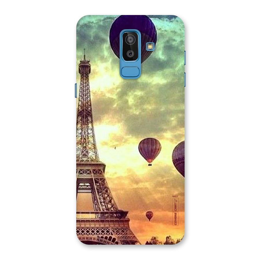 Artsy Hot Balloon And Tower Back Case for Galaxy J8