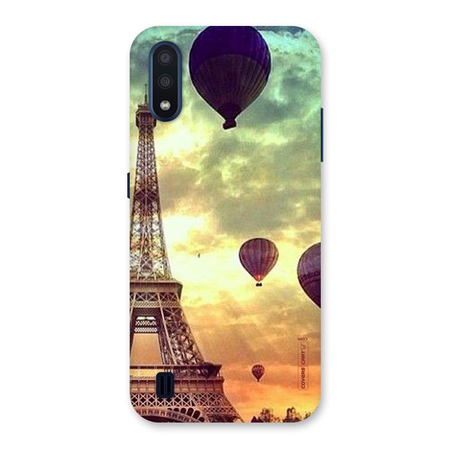 Artsy Hot Balloon And Tower Back Case for Galaxy M01