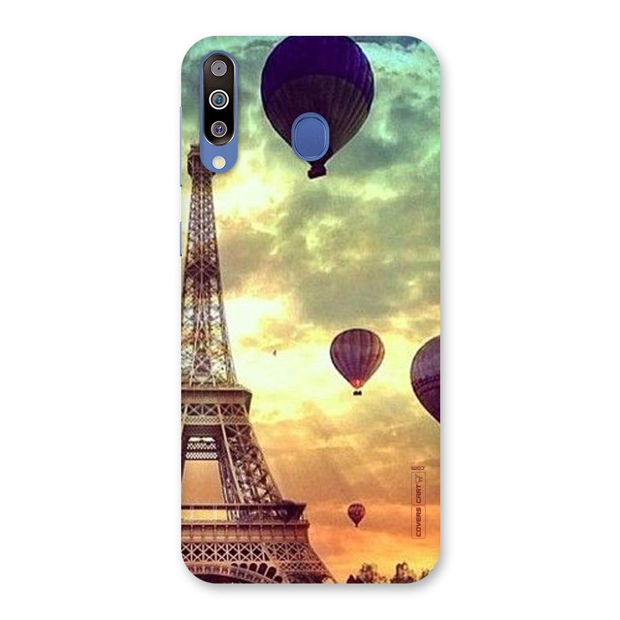Artsy Hot Balloon And Tower Back Case for Galaxy M30