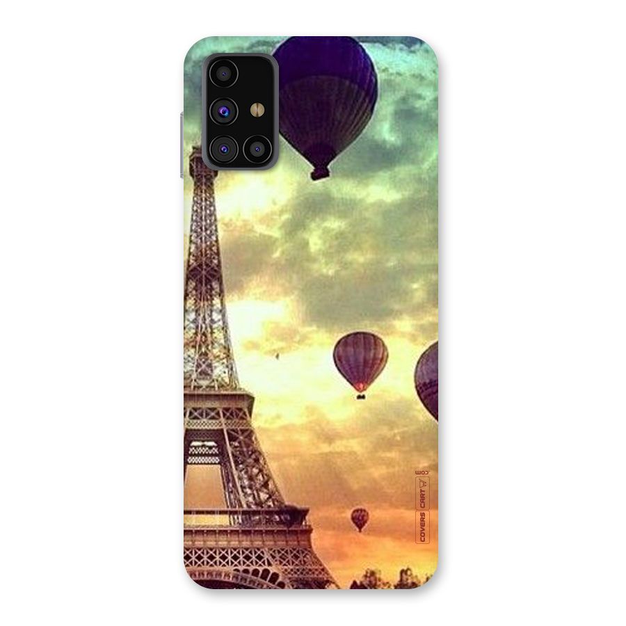 Artsy Hot Balloon And Tower Back Case for Galaxy M31s