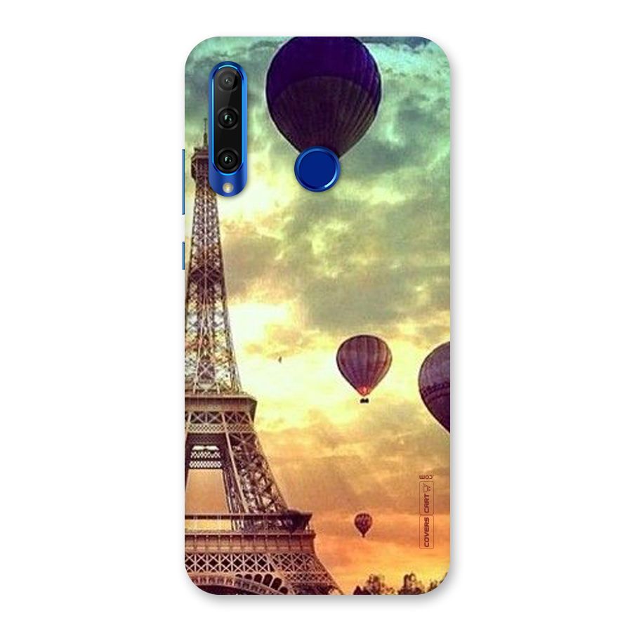 Artsy Hot Balloon And Tower Back Case for Honor 20i