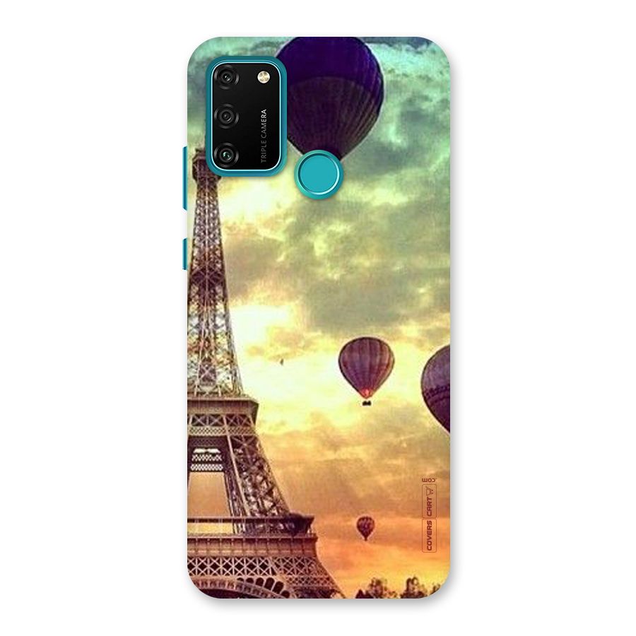 Artsy Hot Balloon And Tower Back Case for Honor 9A