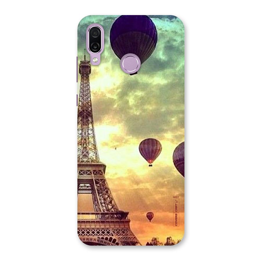 Artsy Hot Balloon And Tower Back Case for Honor Play