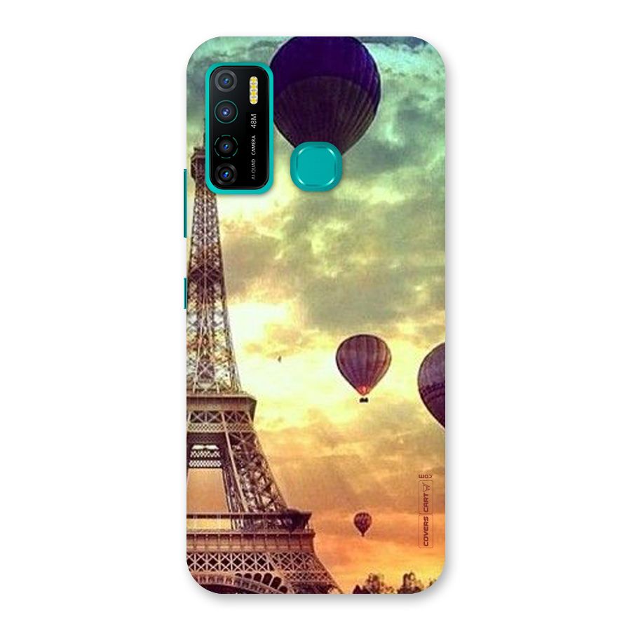 Artsy Hot Balloon And Tower Back Case for Infinix Hot 9 Pro