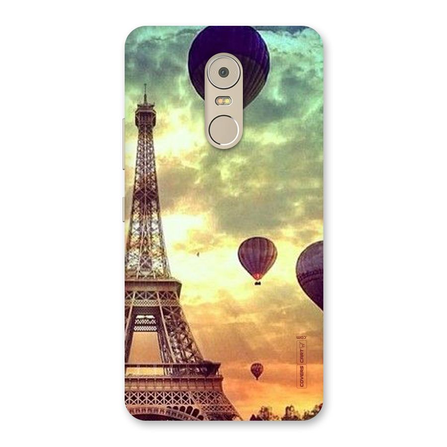 Artsy Hot Balloon And Tower Back Case for Lenovo K6 Note
