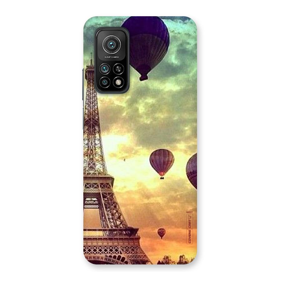 Artsy Hot Balloon And Tower Back Case for Mi 10T 5G