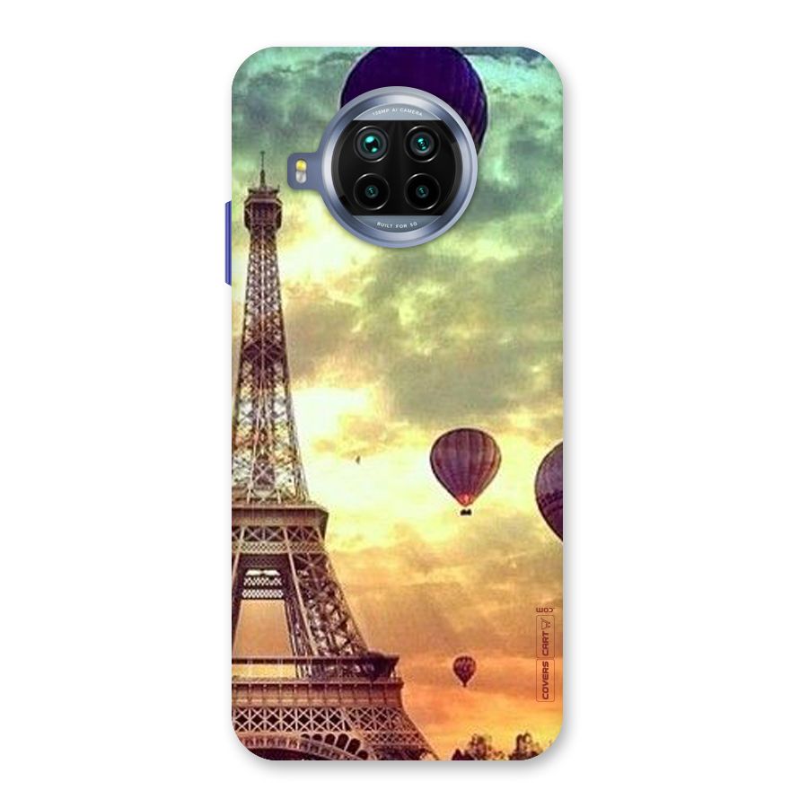 Artsy Hot Balloon And Tower Back Case for Mi 10i