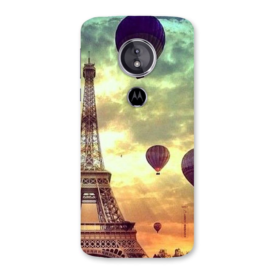 Artsy Hot Balloon And Tower Back Case for Moto E5