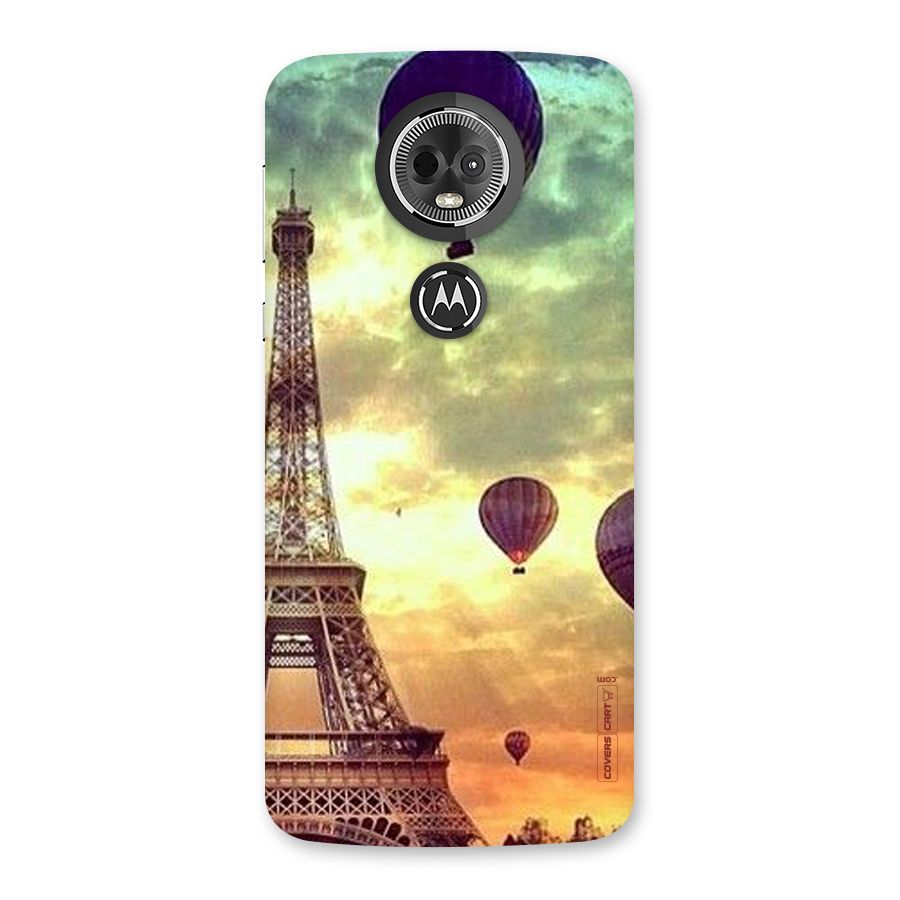 Artsy Hot Balloon And Tower Back Case for Moto E5 Plus