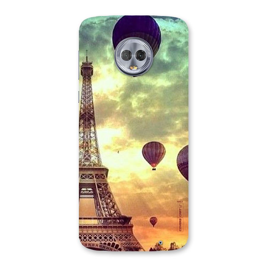 Artsy Hot Balloon And Tower Back Case for Moto G6 Plus