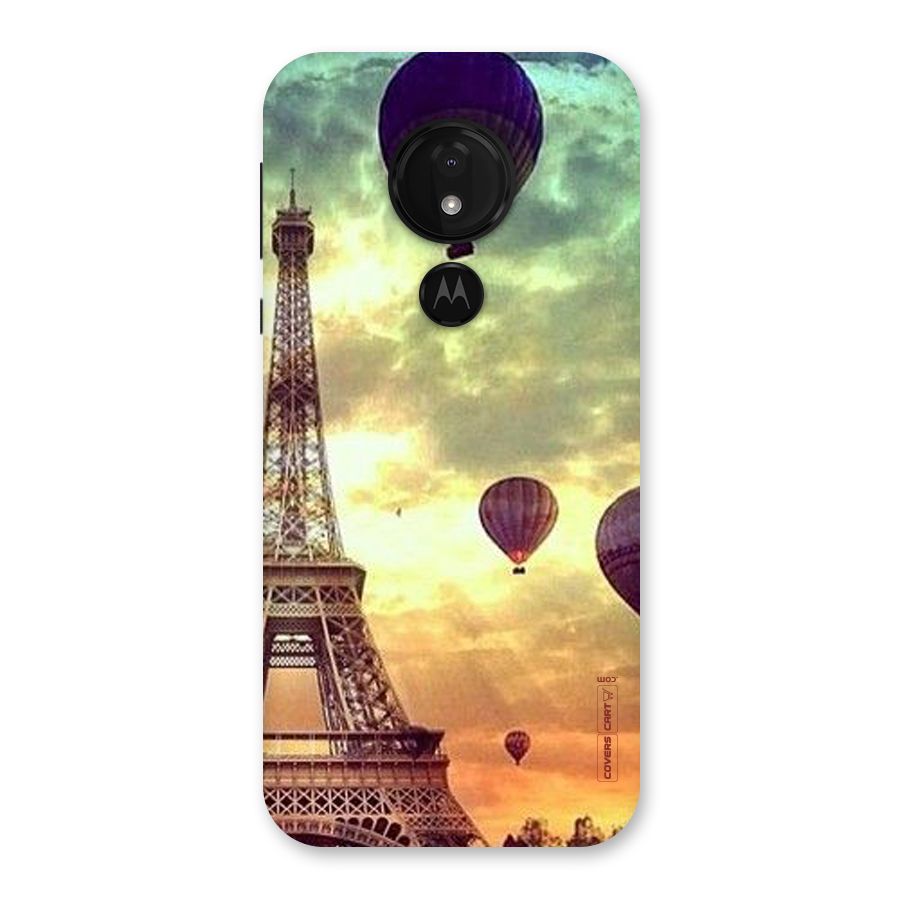 Artsy Hot Balloon And Tower Back Case for Moto G7 Power