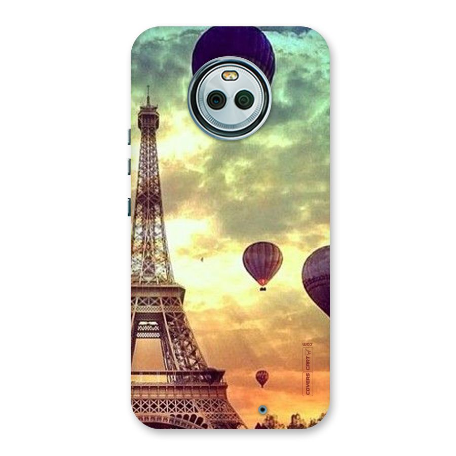Artsy Hot Balloon And Tower Back Case for Moto X4