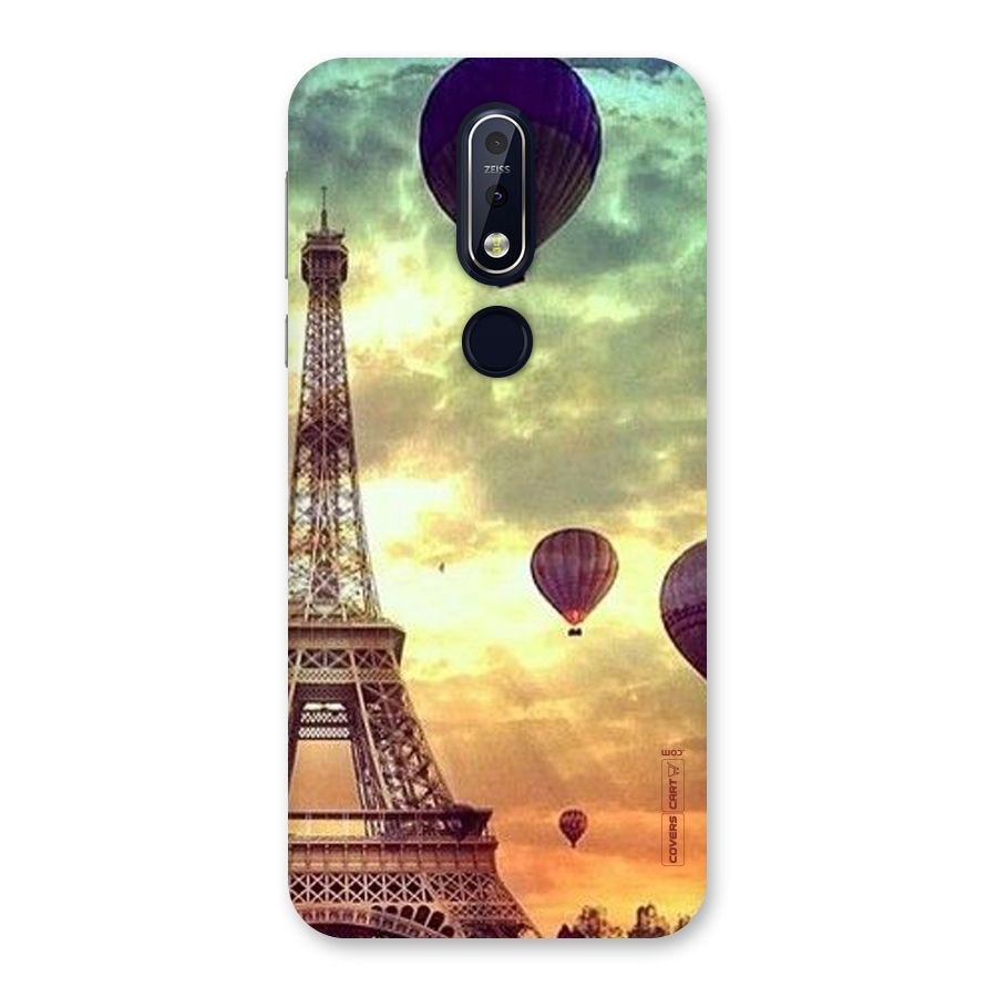 Artsy Hot Balloon And Tower Back Case for Nokia 7.1