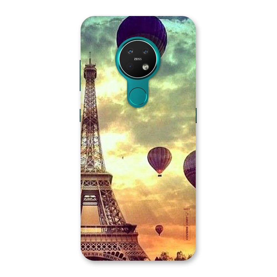 Artsy Hot Balloon And Tower Back Case for Nokia 7.2