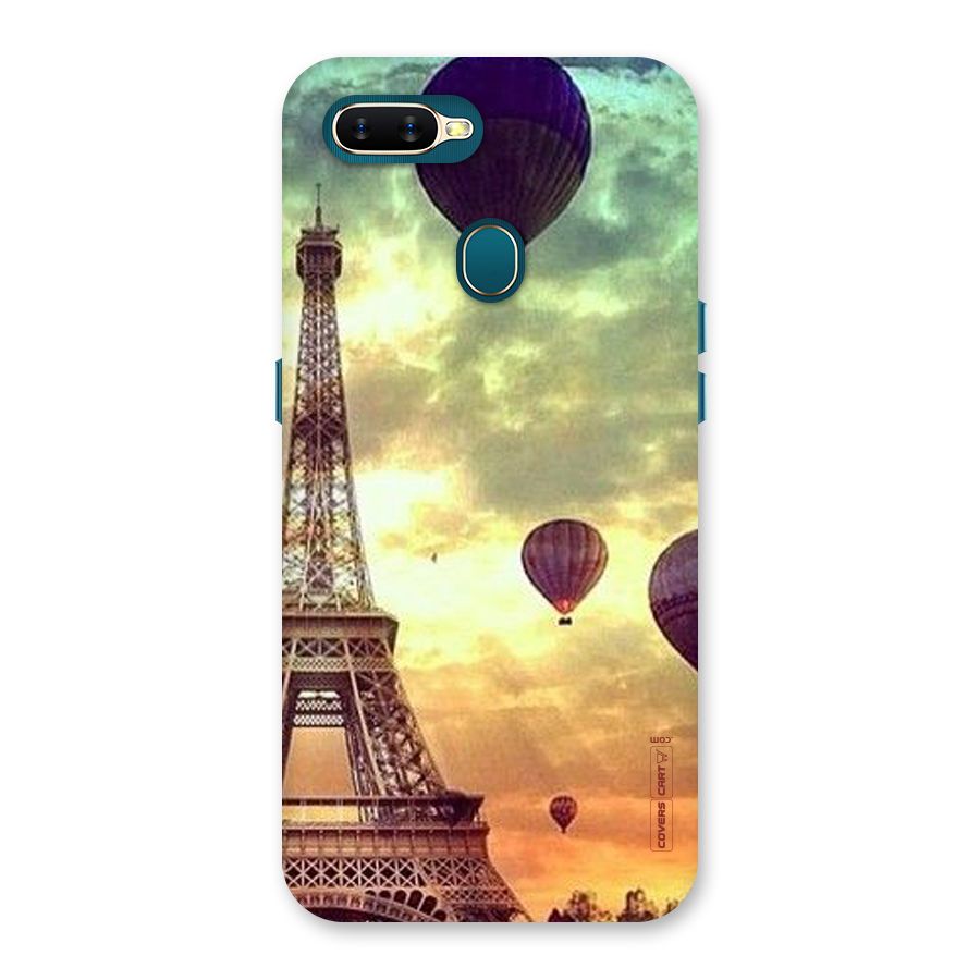 Artsy Hot Balloon And Tower Back Case for Oppo A11k