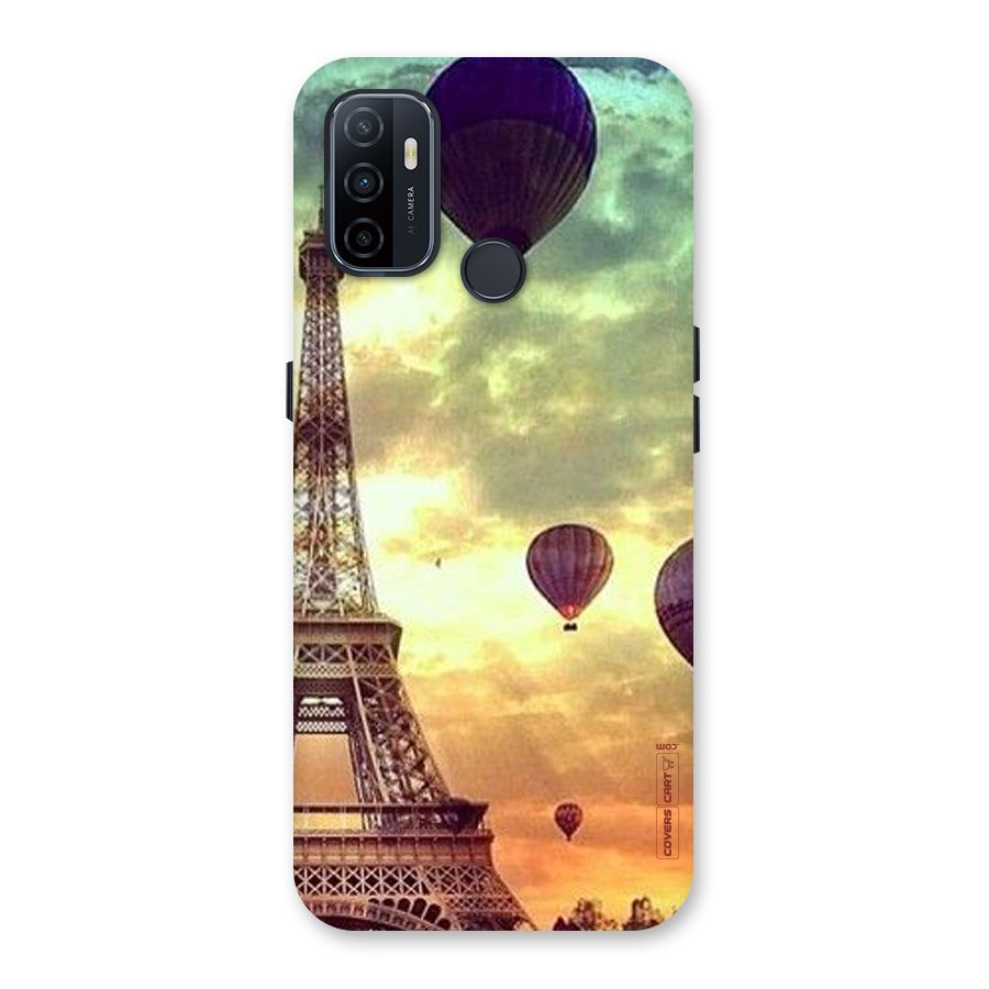 Artsy Hot Balloon And Tower Back Case for Oppo A32