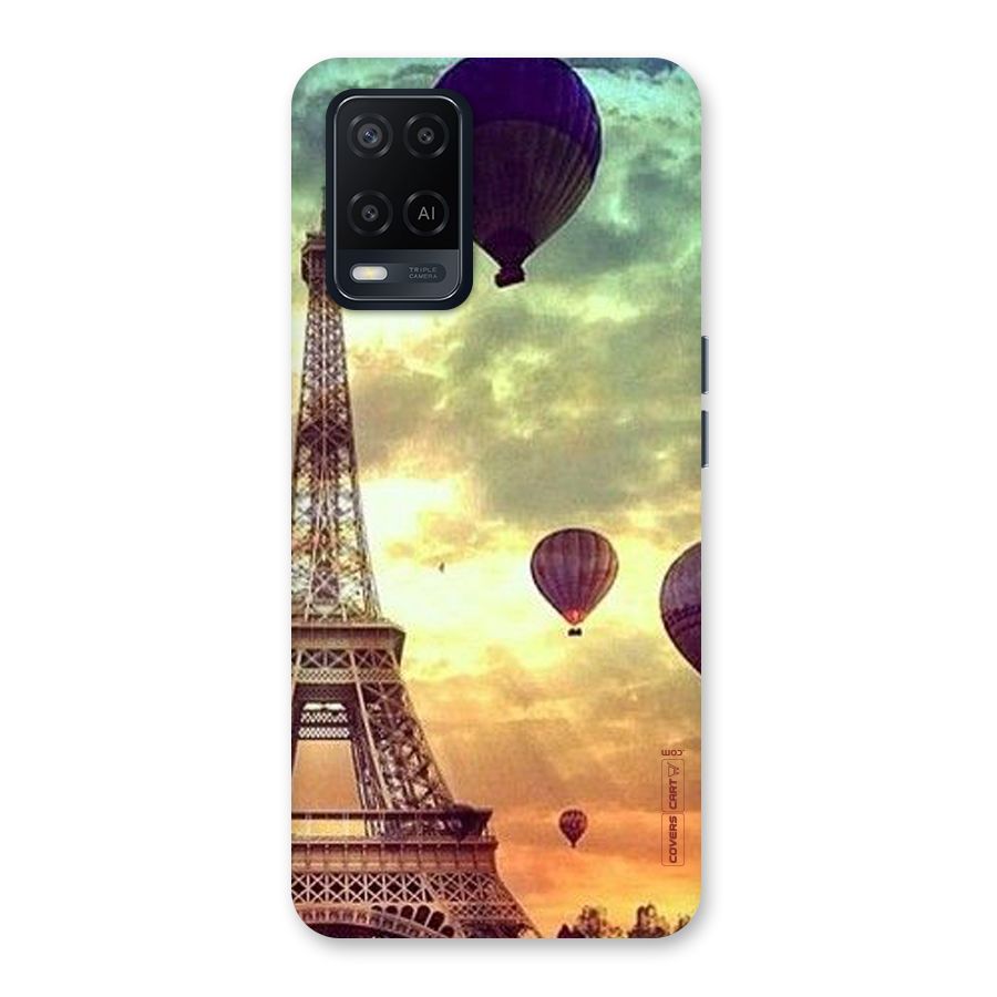 Artsy Hot Balloon And Tower Back Case for Oppo A54