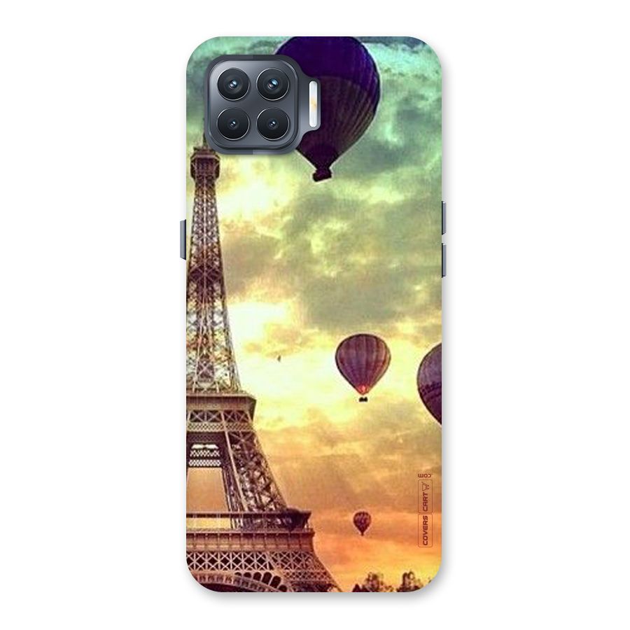 Artsy Hot Balloon And Tower Back Case for Oppo F17 Pro