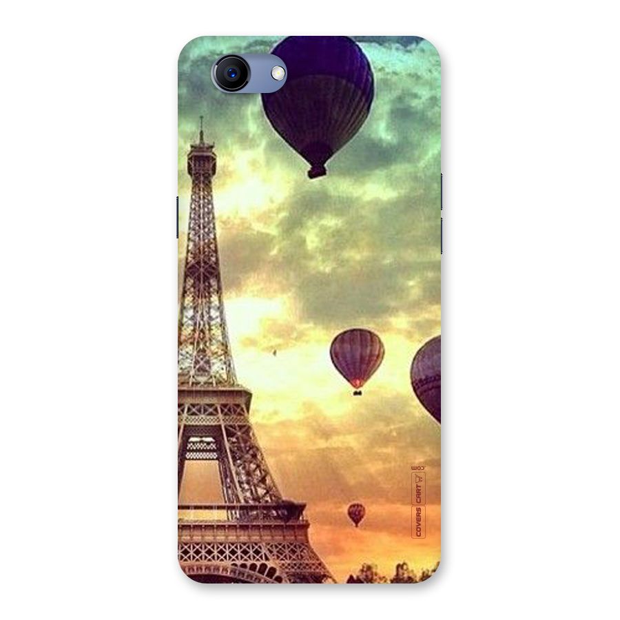 Artsy Hot Balloon And Tower Back Case for Oppo Realme 1
