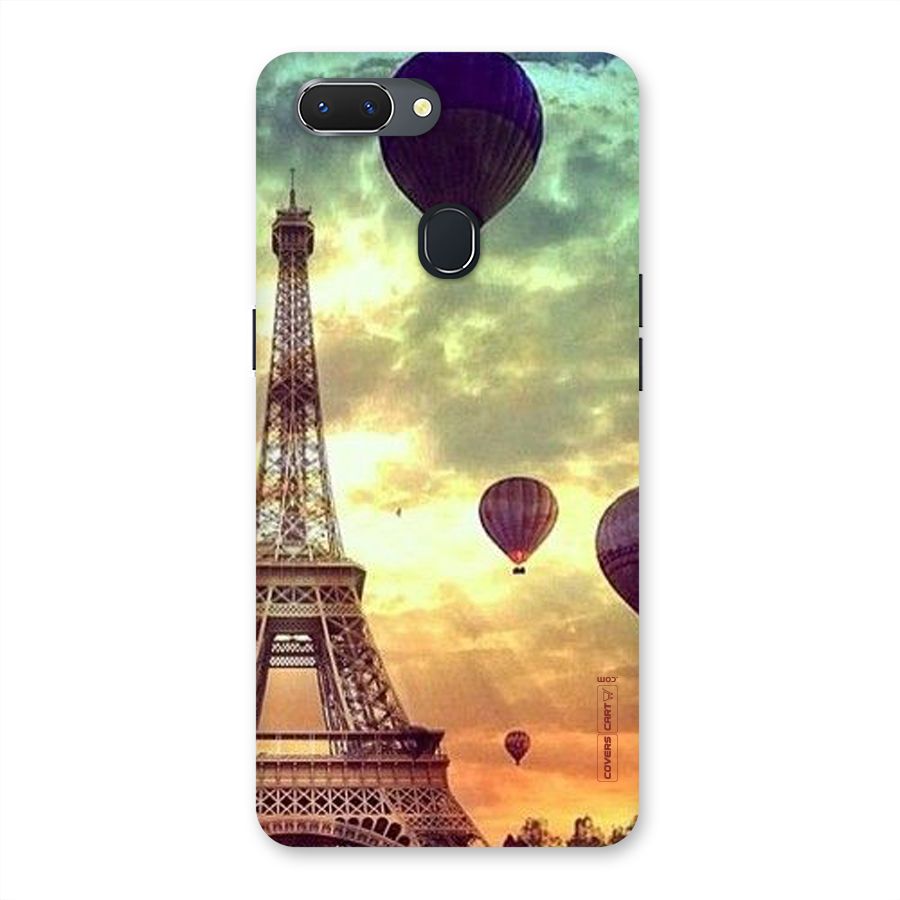 Artsy Hot Balloon And Tower Back Case for Oppo Realme 2