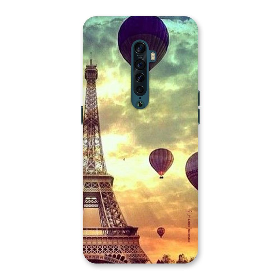 Artsy Hot Balloon And Tower Back Case for Oppo Reno2