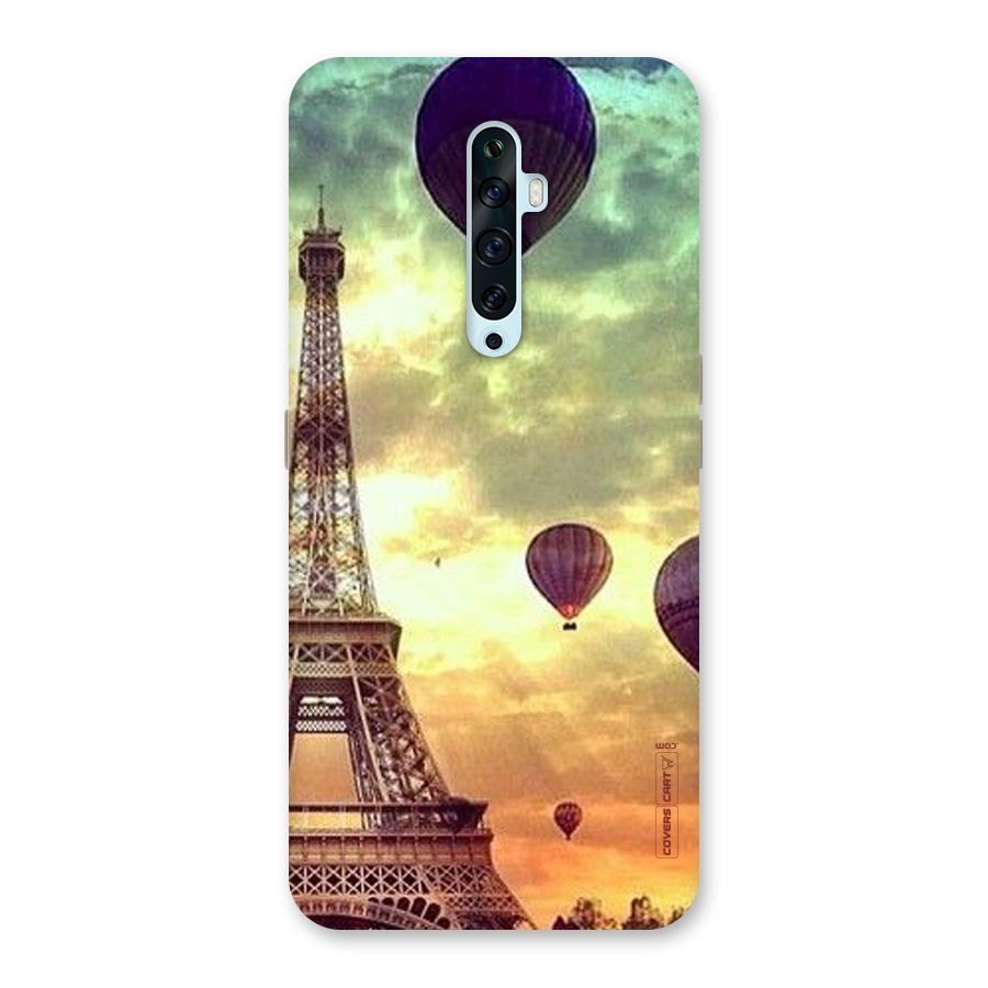 Artsy Hot Balloon And Tower Back Case for Oppo Reno2 Z