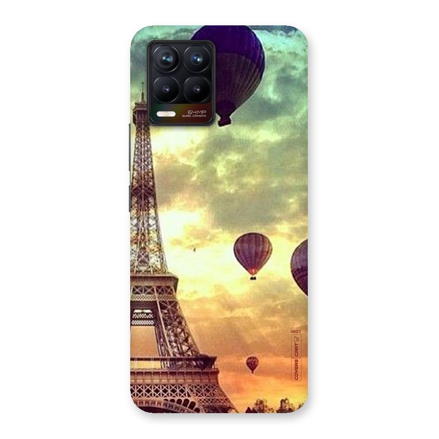 Artsy Hot Balloon And Tower Back Case for Realme 8