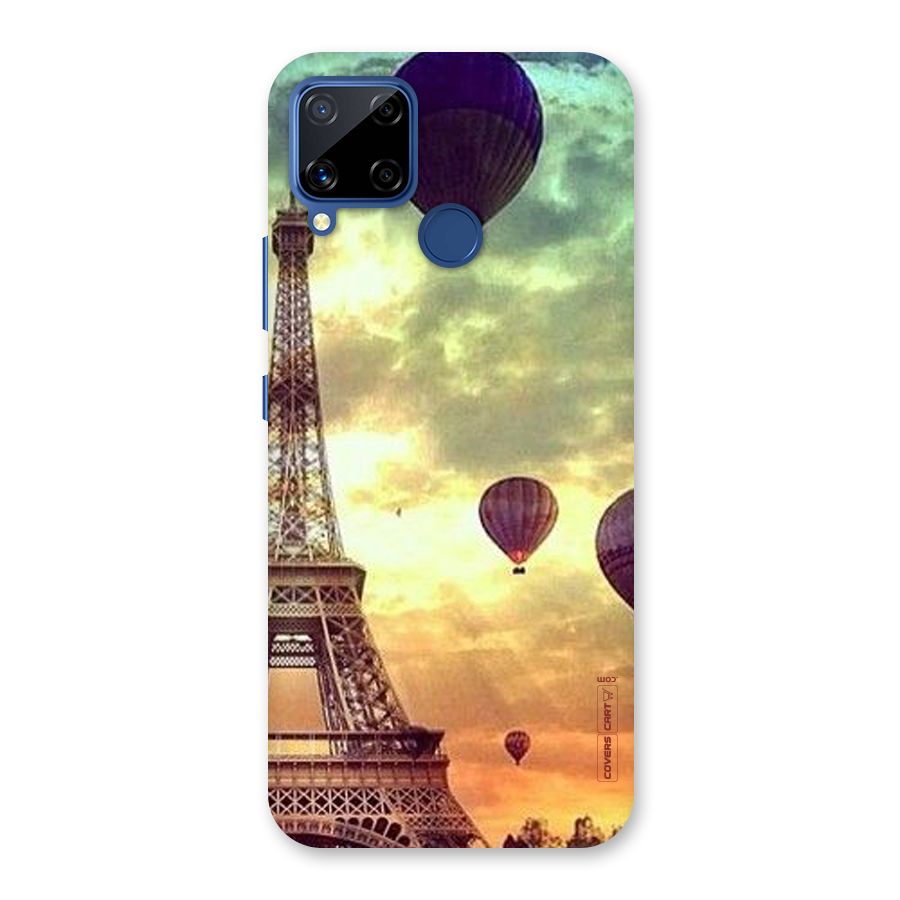 Artsy Hot Balloon And Tower Back Case for Realme C12