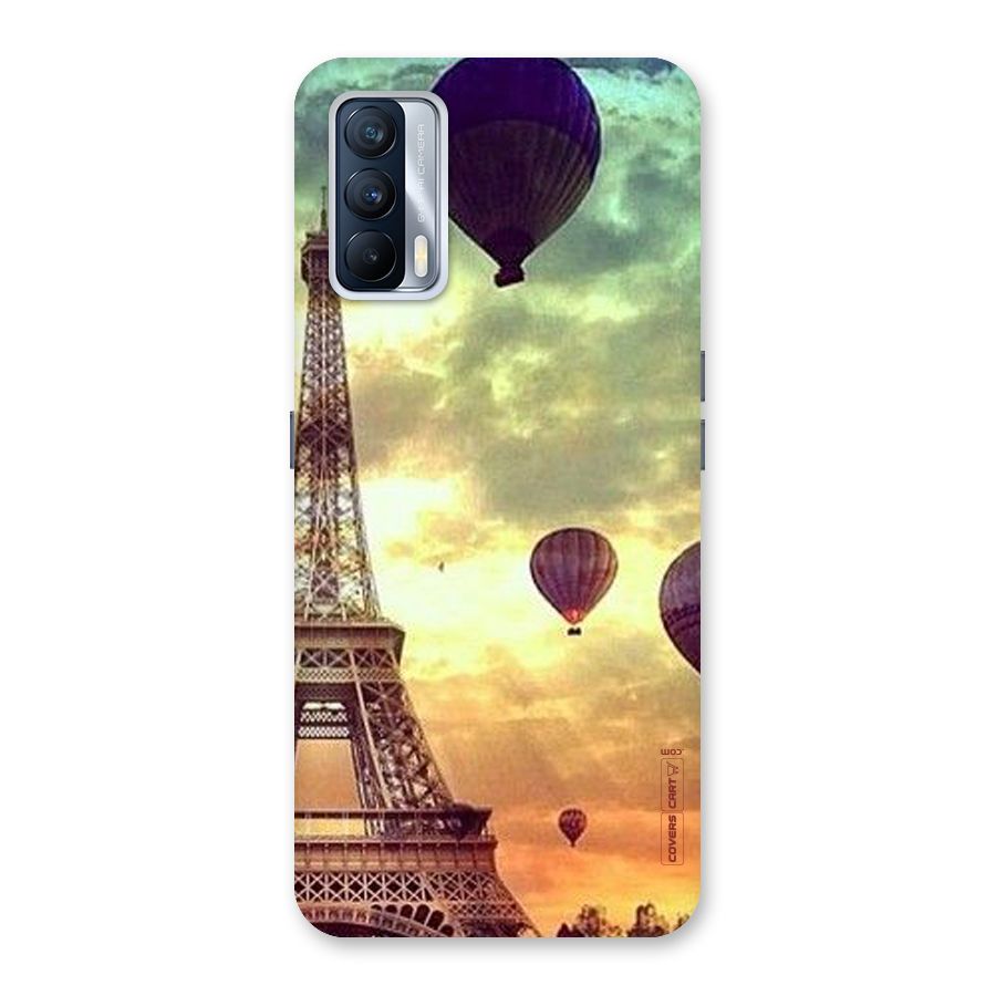 Artsy Hot Balloon And Tower Back Case for Realme X7