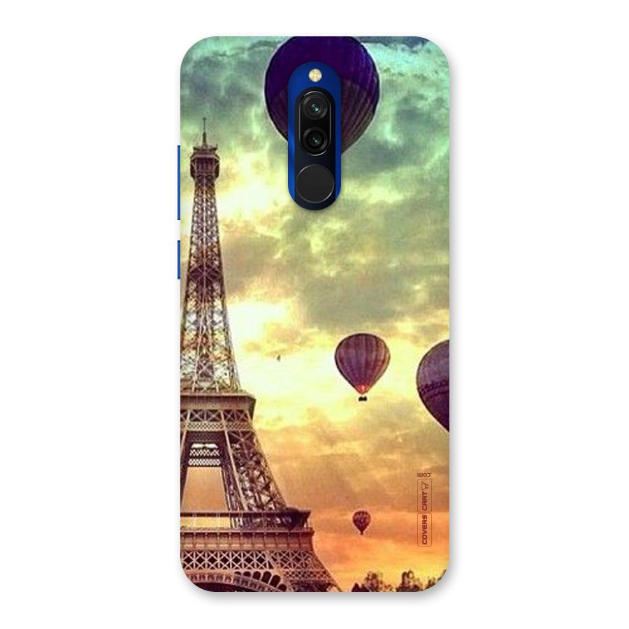 Artsy Hot Balloon And Tower Back Case for Redmi 8