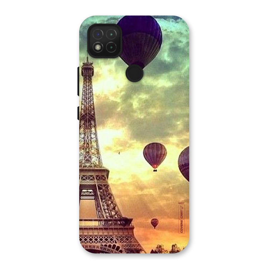 Artsy Hot Balloon And Tower Back Case for Redmi 9C