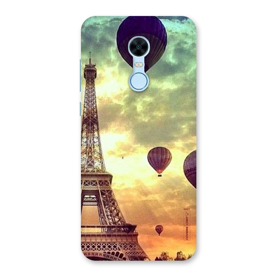 Artsy Hot Balloon And Tower Back Case for Redmi Note 5