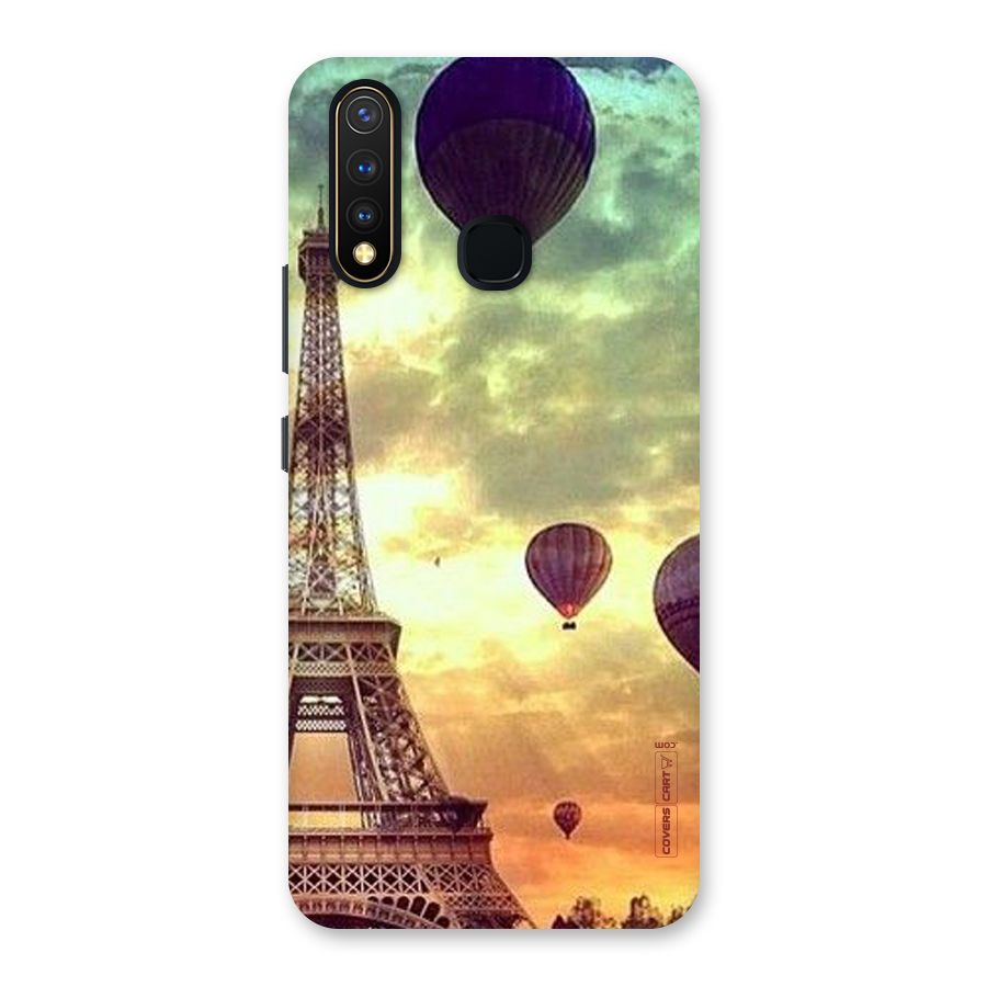 Artsy Hot Balloon And Tower Back Case for Vivo U20