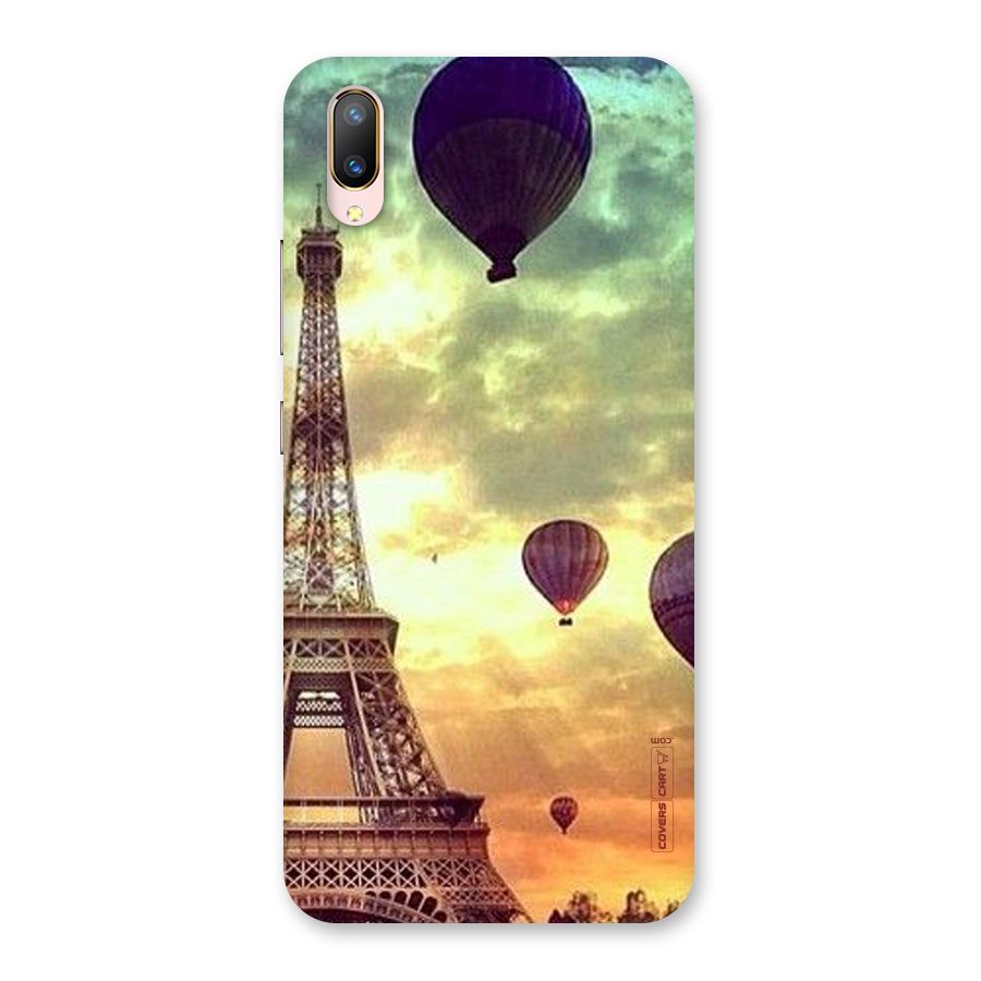 Artsy Hot Balloon And Tower Back Case for Vivo V11 Pro